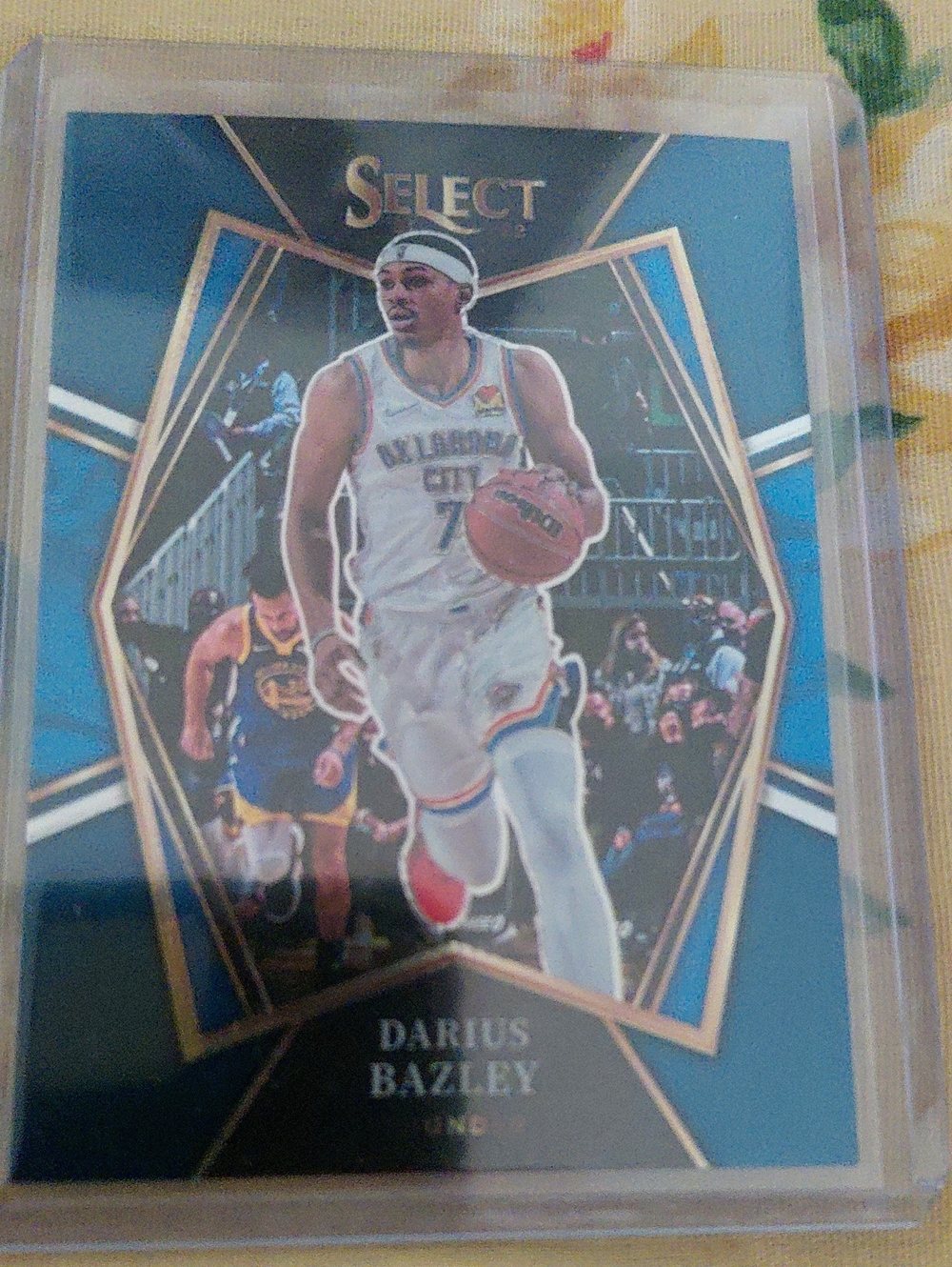 Darius Bazley Basketball Trading Card - Blue